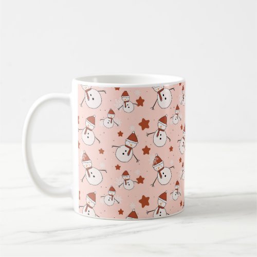 Cute Snowman Christmas Mug