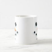 Cute Snowman Christmas Personalized Holiday Coffee Mug (Center)