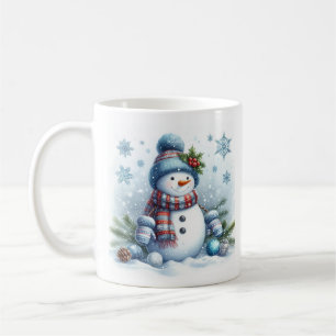 Cute snowman coffee mug
