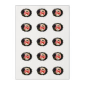 Cute Snowman Face Edible Frosting Rounds (Sheet)