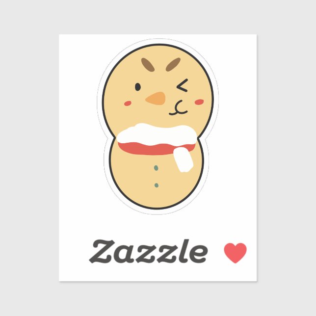 Cute Snowman for Daily Planning & Bujo Layout Sticker (Sheet)