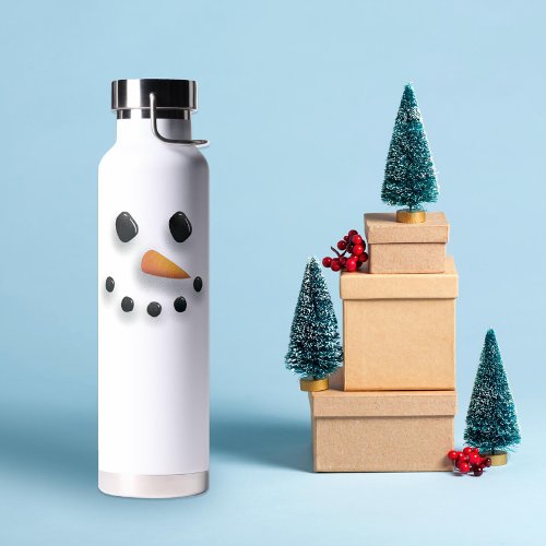 Cute Snowman Insulated Water Bottle