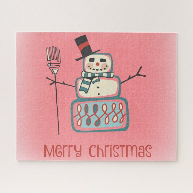 Cute Snowman Jigsaw Puzzle (Horizontal)