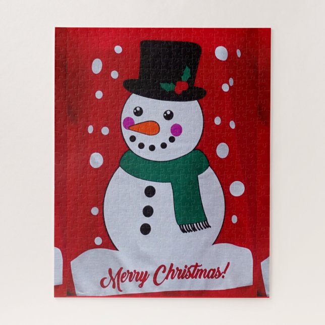 Cute Snowman Jigsaw Puzzle (Vertical)