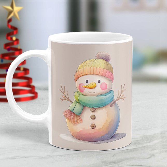Cute Snowman Let It Snow Coffee Mug (Creator Uploaded)