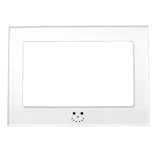 Cute Snowman Magnetic Frame (Front)