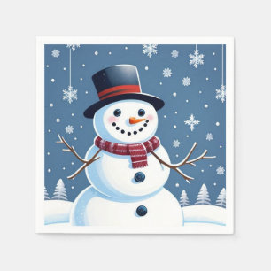 Cute Snowman  Napkins