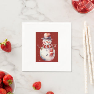 Cute Snowman Napkins