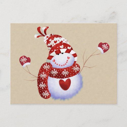 Cute Snowman Postcard