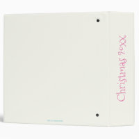 christmas scrapbook/ photo album. 3 ring binder