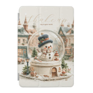 Cute Snowman Snow Globe iPad Mini Cover