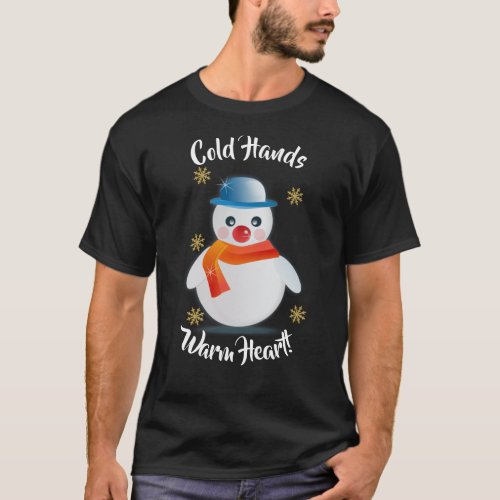 Cute Snowman T_Shirt