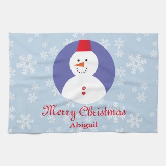 Cute Snowman Wintry Christmas
