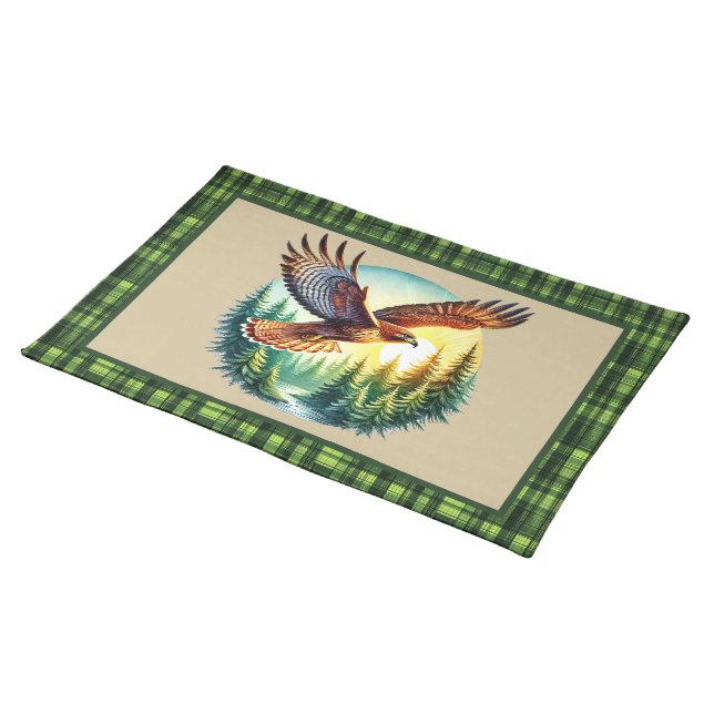 Cute soaring eagle placemat (On Table)