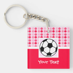 Cute Soccer Ball Keychain
