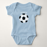 Cute Soccer Ball Personalized Baby Sports