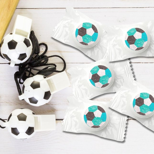 Cute Soccer Ball Sports Party Life Saver® Mints (Creator Uploaded)