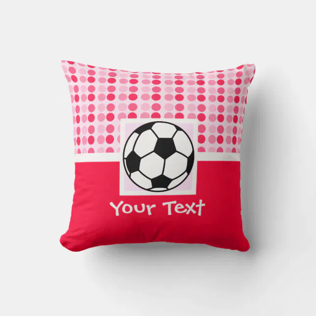 Cute Soccer Ball Throw Pillow | Zazzle