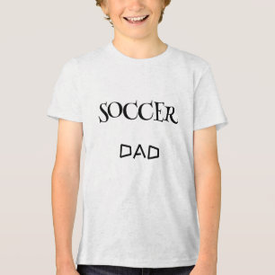 Cute "Soccer Dad" Kids & Toddler T-Shirt Tri-Blend Shirt
