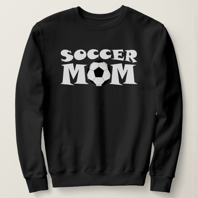 Cute Soccer Mom Women's Graphic Sports Sweatshirt (Design Front)