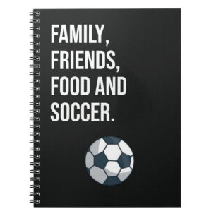 Cute Soccer Theme Party Favors Sports Player Boys Notebook