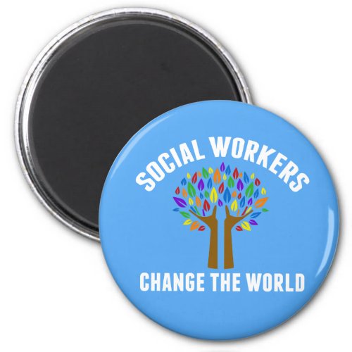 Cute Social Work Quote Magnet