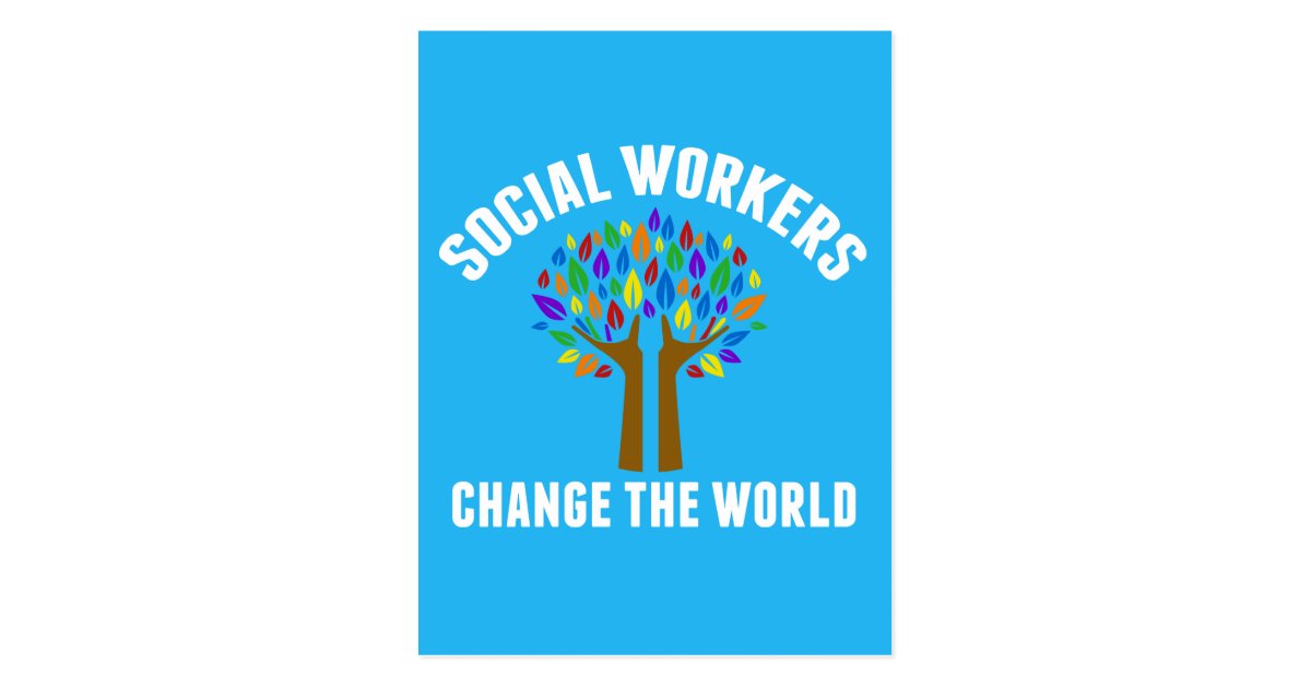 Cute Social Work Quote Postcard | Zazzle.com