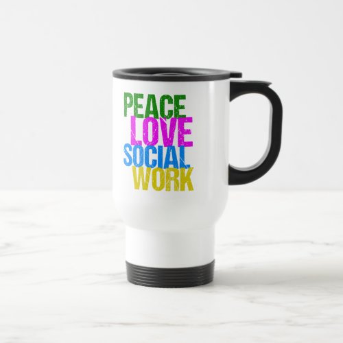 Cute Social Work Travel Mug