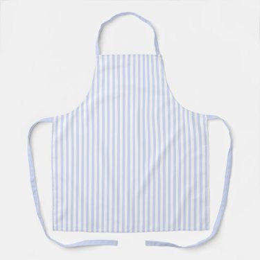 Cute Soft Blue and White Striped 
