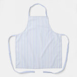 Cute Soft Blue and White Striped  Apron