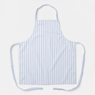 Cute Soft Blue and White Striped  Apron