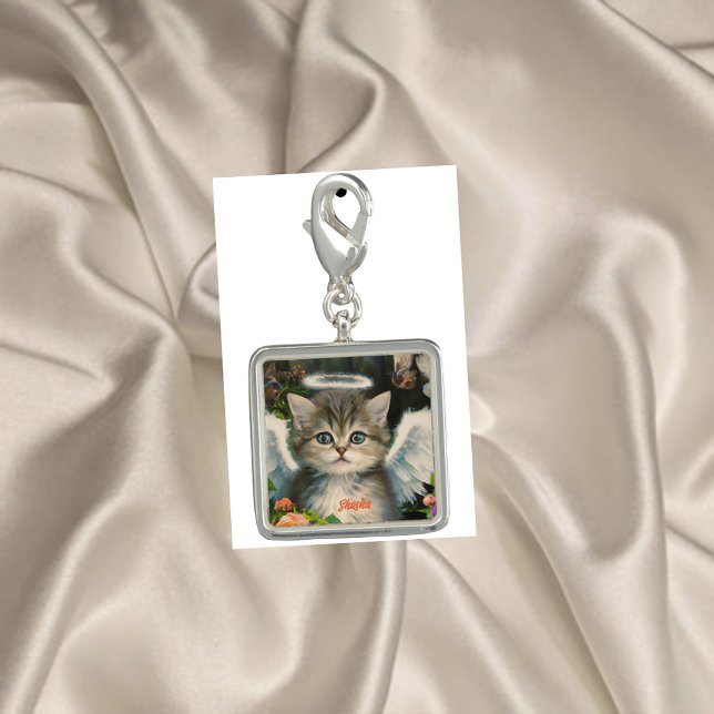 Cute Soft Kitty Angel Charm (Creator Uploaded)