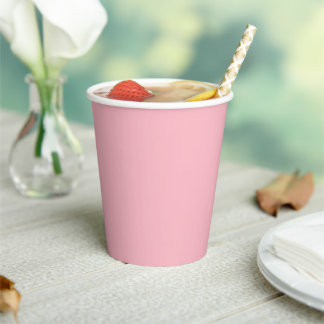 Cute Soft Pink Paper Cups