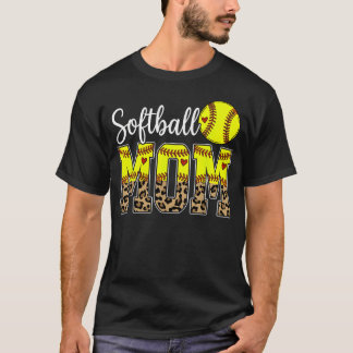 Cute Softball Mama Mother's Day Softball Mom T-Shirt