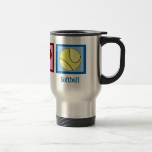 Cute Softball Travel Mug