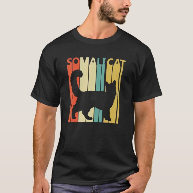 Cute Somali Cat T-Shirt (Front)