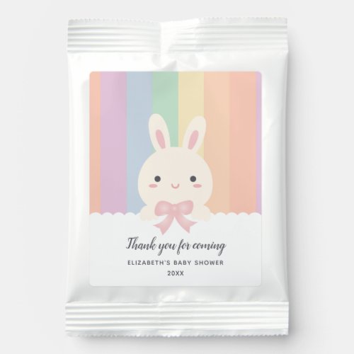 Cute Some Bunny is On The Way Girl Baby Shower Lemonade Drink Mix