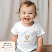 Cute Some Bunny is One Curved Text