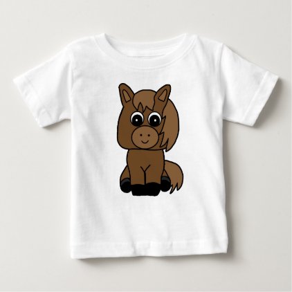Cute Sorrel Hore Baby T-Shirt