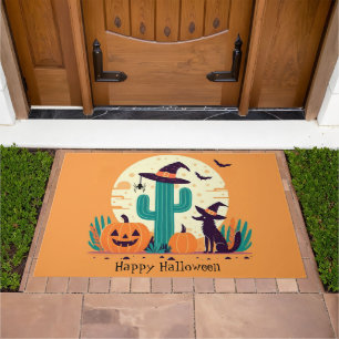 Cute, southwestern Halloween desert/cactus Doormat