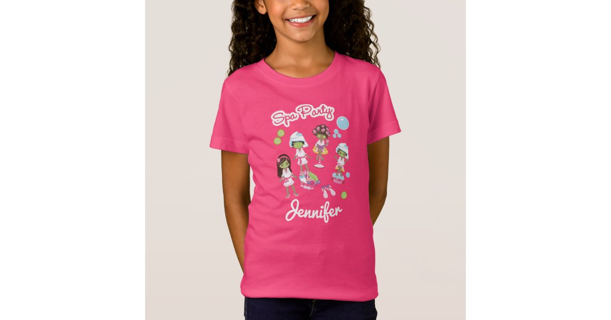Cute Spa Beauty Treatment Party Hair Stylist T Shirt Zazzle Com