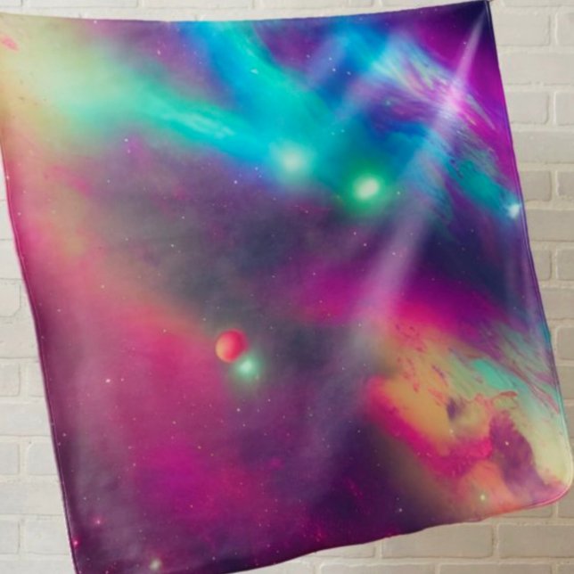 Cute Space Dreamer Colorful Baby Blanket (Creator Uploaded)