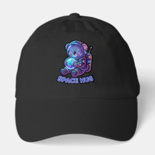 Cute Space Koala Astronaut Glowing Galaxy Hat