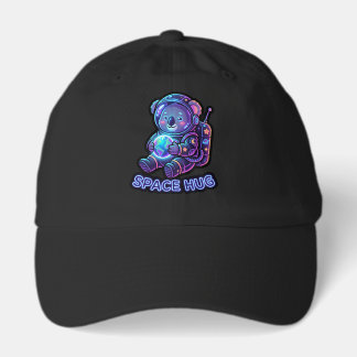 Cute Space Koala Astronaut Glowing Galaxy Hat