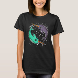 Cute Space Narwhals Narwhal  Outerspace T-Shirt