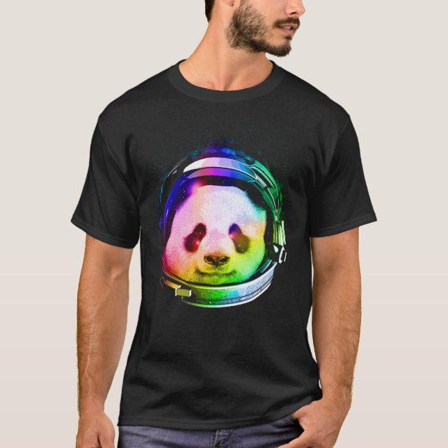 Cute space panda T-Shirt (Front)