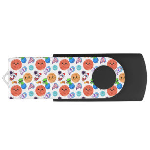 Cute Space Pattern USB Flash Drive