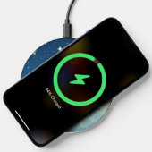 Cute space rocket blasting off wireless charger (Phone)