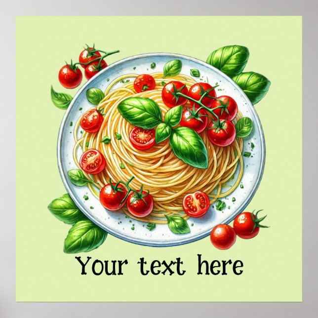 Cute spaghetti house pasta  poster (Front)