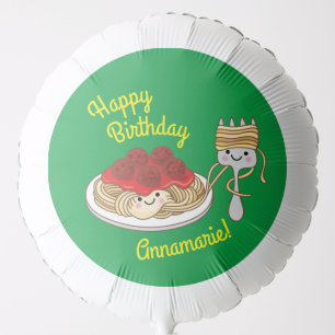Cute Spaghetti Kids Birthday Party Kawaii Balloon